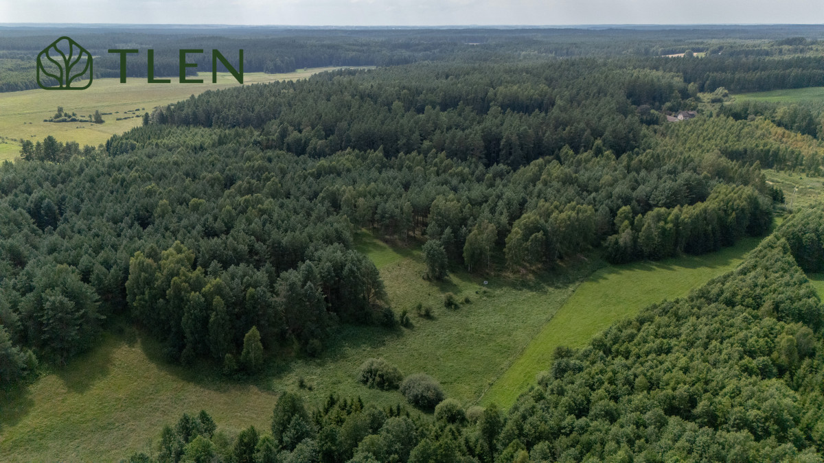 Działka 8,8 ha z projektem domu 150m2 i PnB