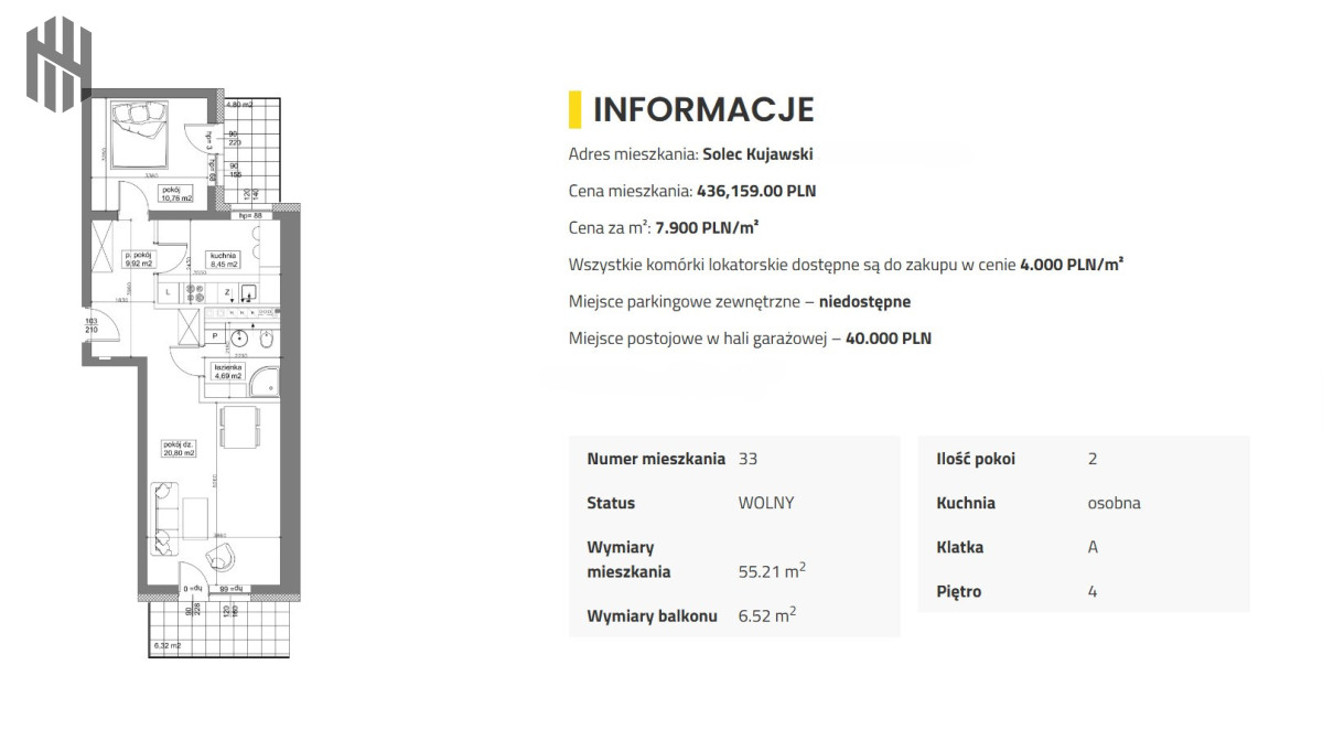 Mieszkanie na sprzedaż