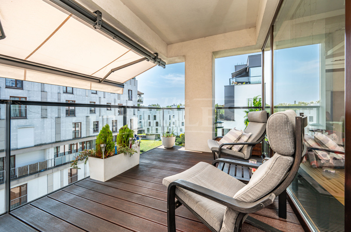Apartament z tarasem przy Polach Mokotowskich
