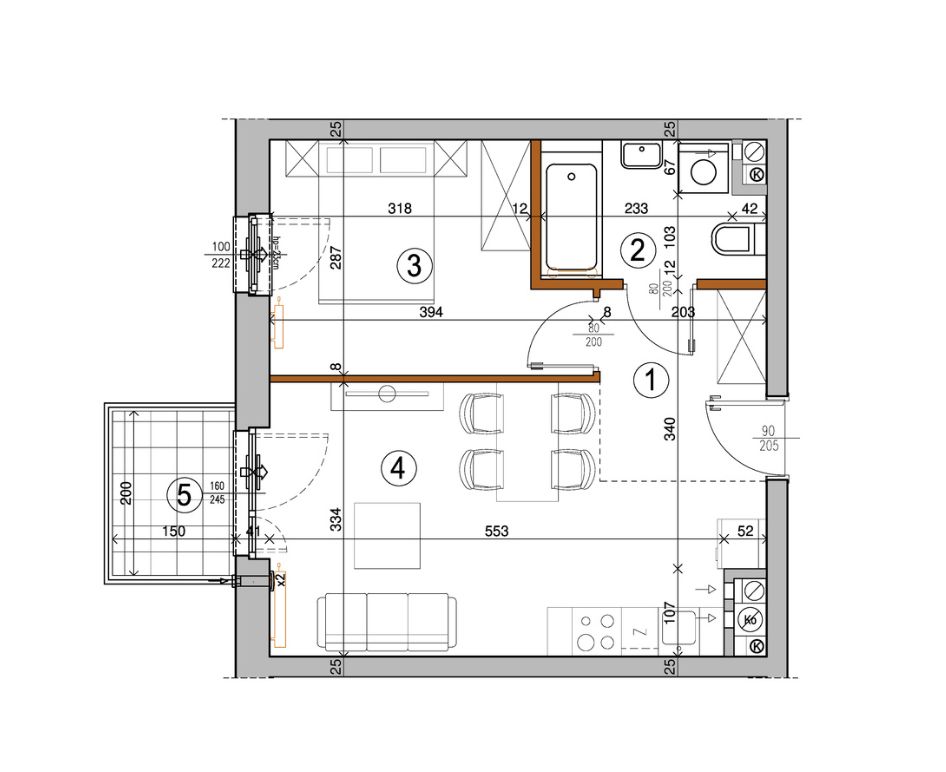 2-pokojowe mieszkanie przy lesie | Bez prowizji