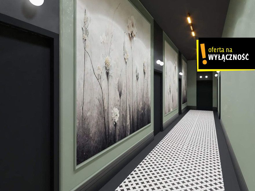 Słowackiego 11, kawalerka z dużym przeszkleniem