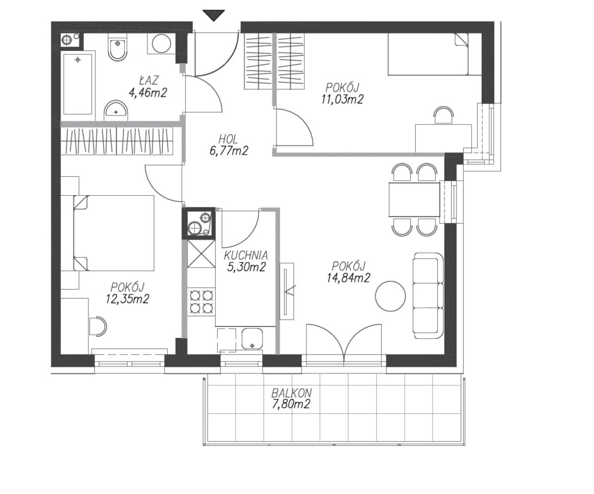 Mieszkanie 3-pokojowe na Wawrze | Bez prowizji!