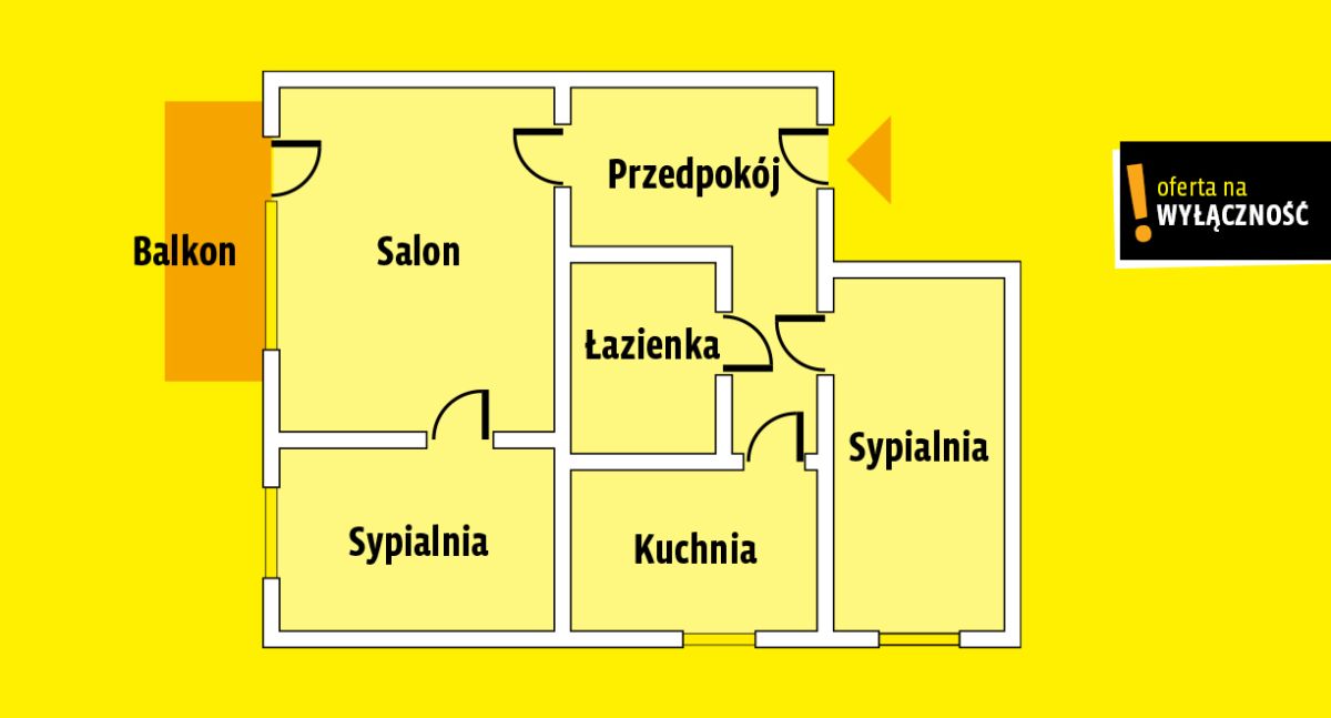 55m2 z potencjałem na 4pok., KSM