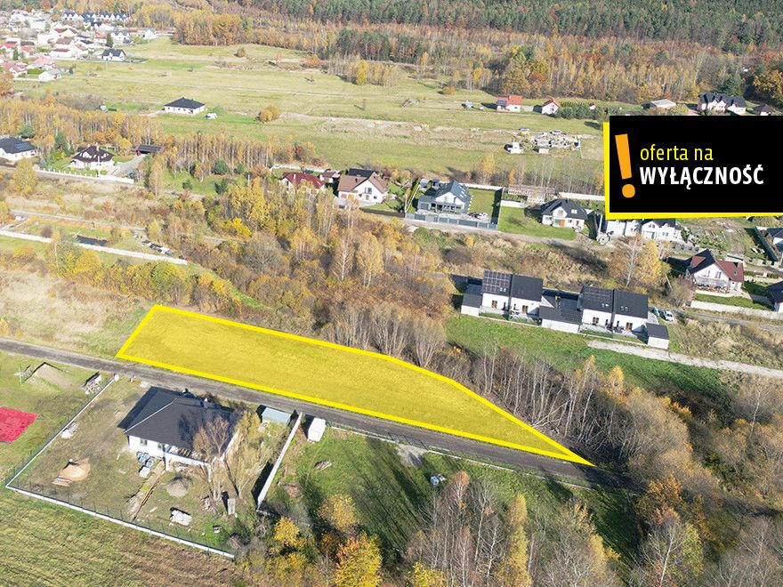 Atrakcyjna działka budowlana 2330 m2 Kostomłoty