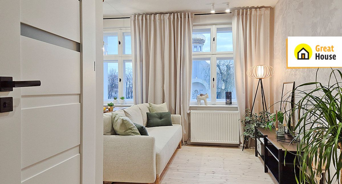 Mieszkanie  przy Parku dla miłośników kamienic