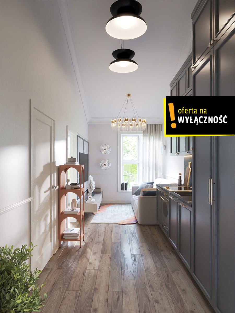 Wyjątkowe 28 m² z wysokim sufitem - Centrum