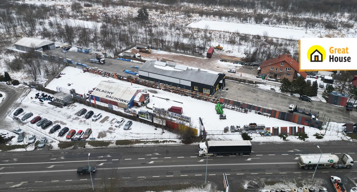 Działka inwestycyjna–usługi/produkcja, uzbrojona