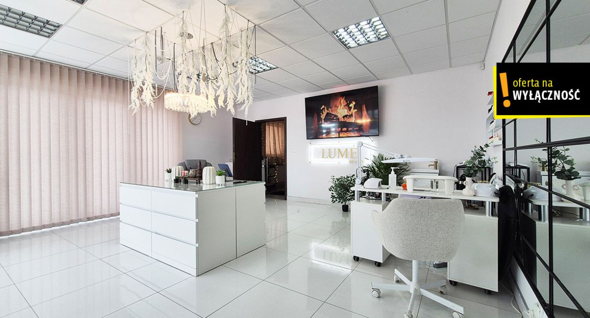 WYNAJMĘ - WYPOSAŻONY LOKAL POD USŁUGI KOSMETYCZNE