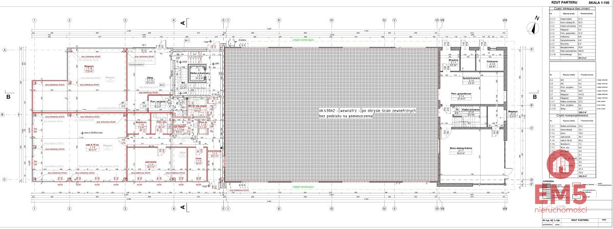 Budynek 1400 m2. Szkoła, fitness, gabinety, zdjęcie 12
