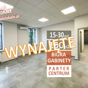 Biura, gabinety w centrum, parter