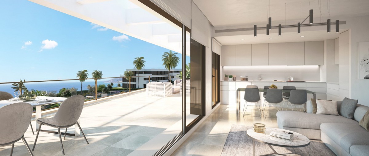 Komfortowe apartamenty w pięknej lokalizacji z widokiem na morze i góry, Casares, Costa del Sol