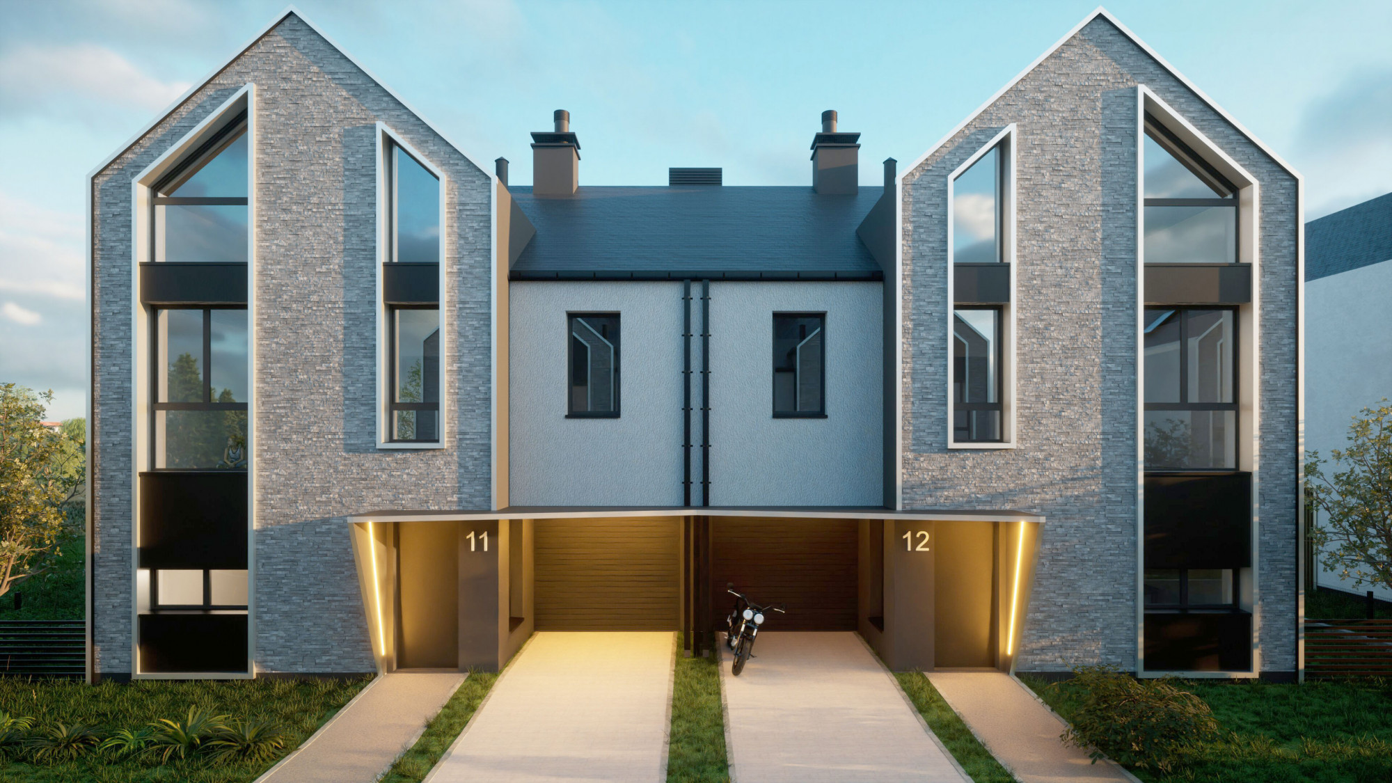 Bliźniak w nowej inwestycji EcoVill Lions Estate