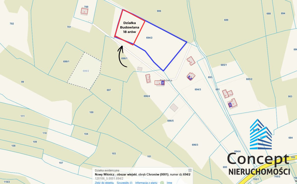 Działka na sprzedaż