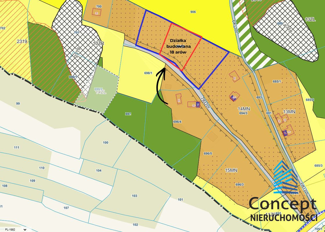 Działka na sprzedaż