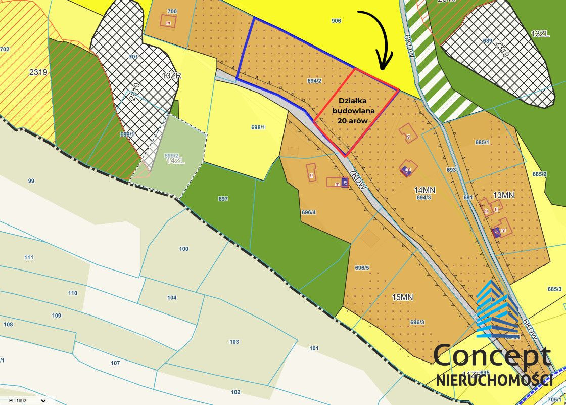 Działka na sprzedaż