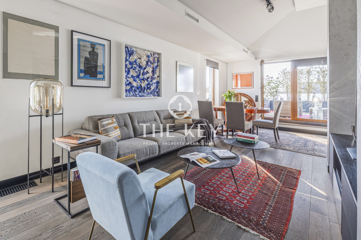 Nowoczesny apartament z&nbsp;tarasem Augustówka