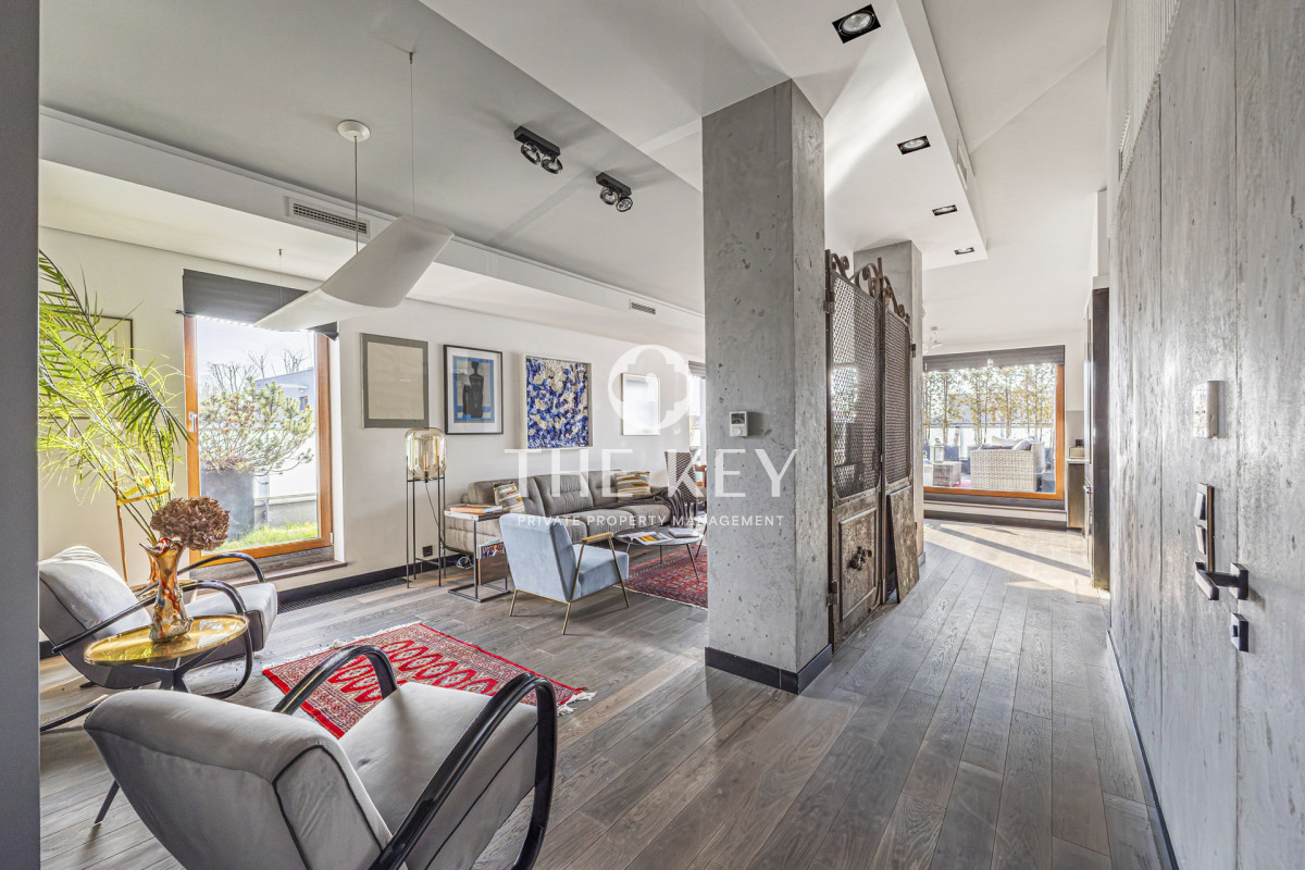 Nowoczesny apartament z&nbsp;tarasem Augustówka
