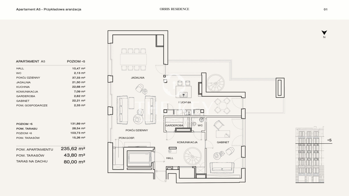 Luksusowy Penthouse w Centrum Warszawy