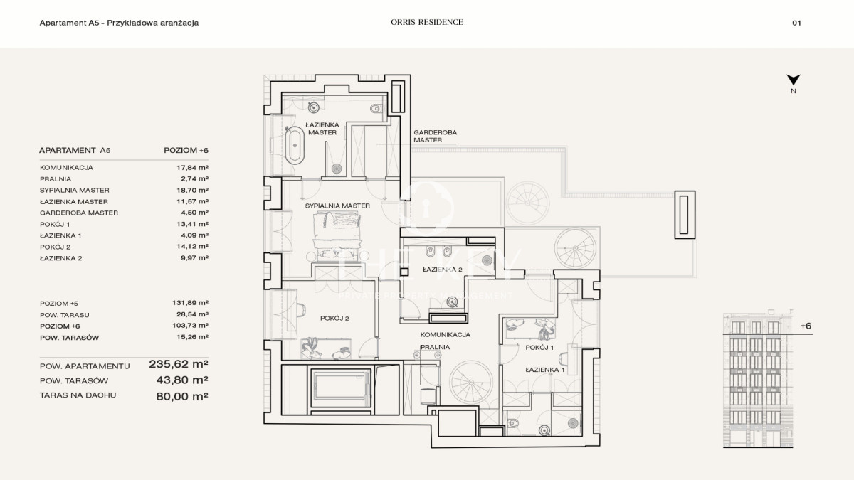 Luksusowy Penthouse w Centrum Warszawy