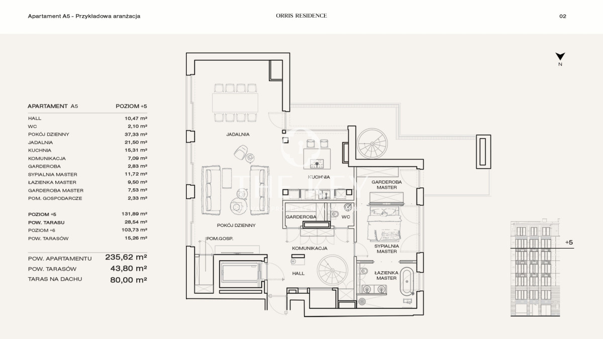 Luksusowy Penthouse w Centrum Warszawy