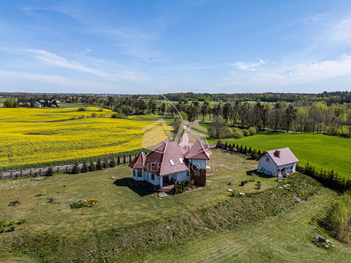 OKAZJA | Oryginalny DOM ze STAWEM | Duża DZIAŁKA