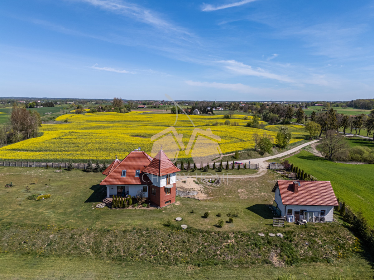 OKAZJA | Oryginalny DOM ze STAWEM | Duża DZIAŁKA