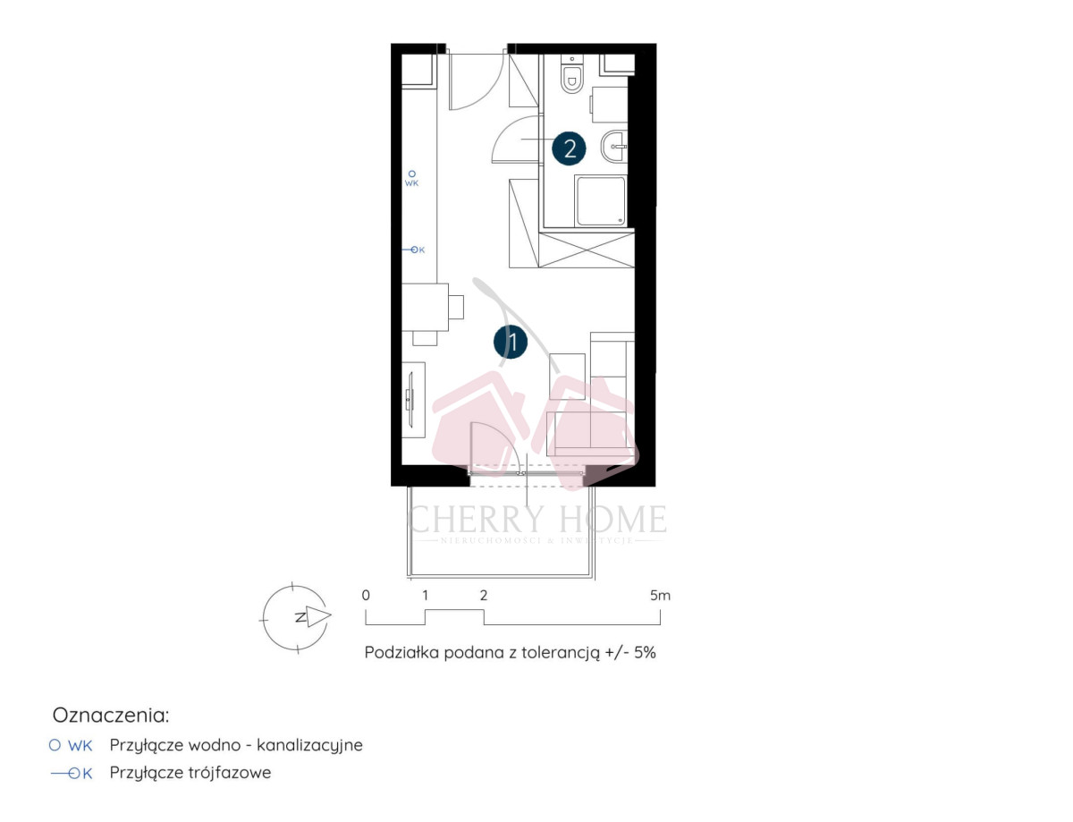 Kawalerka dla najemcy. Twoja szybka stopa zwrotu.