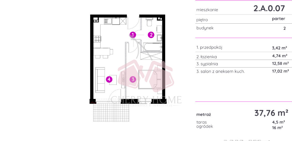 OSTATNIE mieszkanie z ogródkiem! PCC 0%