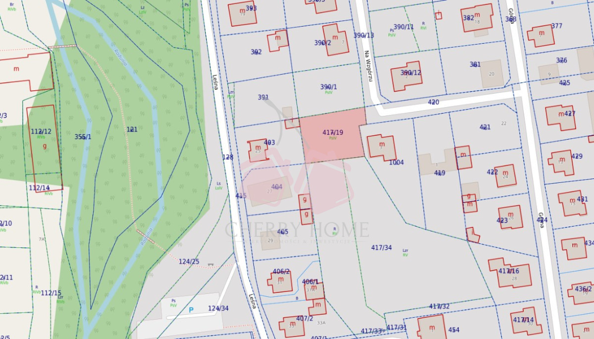 Działka na skarpie z przepięknym widokiem i PNB