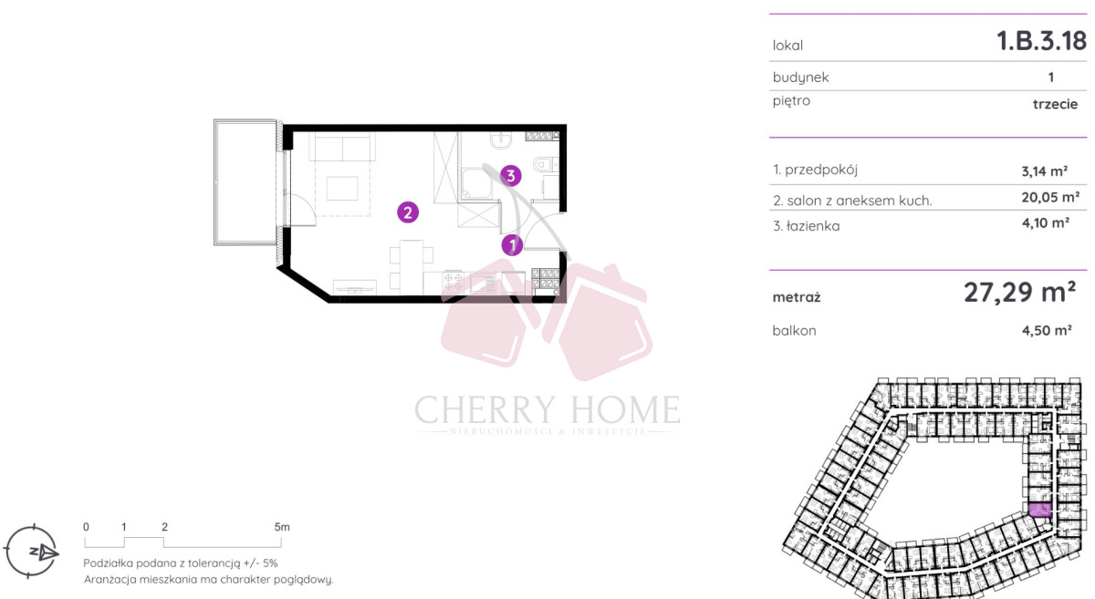 Kawalerka 10 min od serca Gdańska!!