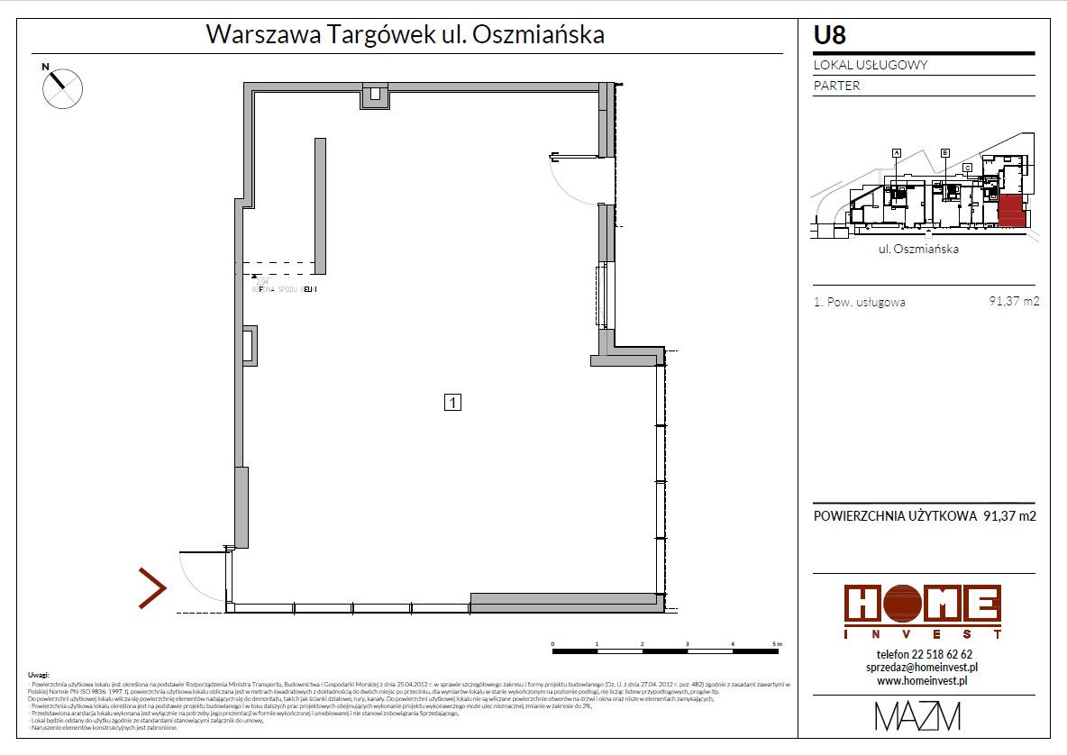Homest - Lokal niedaleko metra Targówek Mieszkaniowy