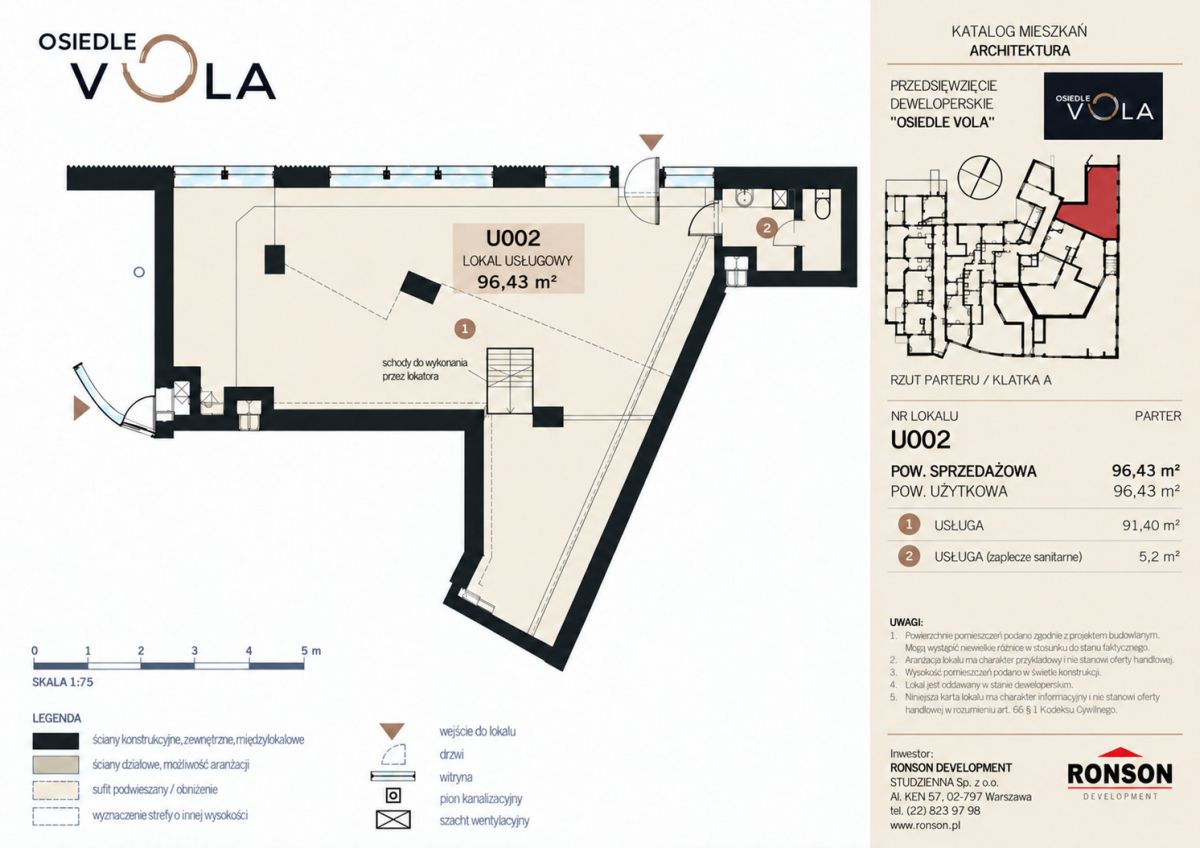 Homest - Lokal usługowy 96,43 m² na Woli