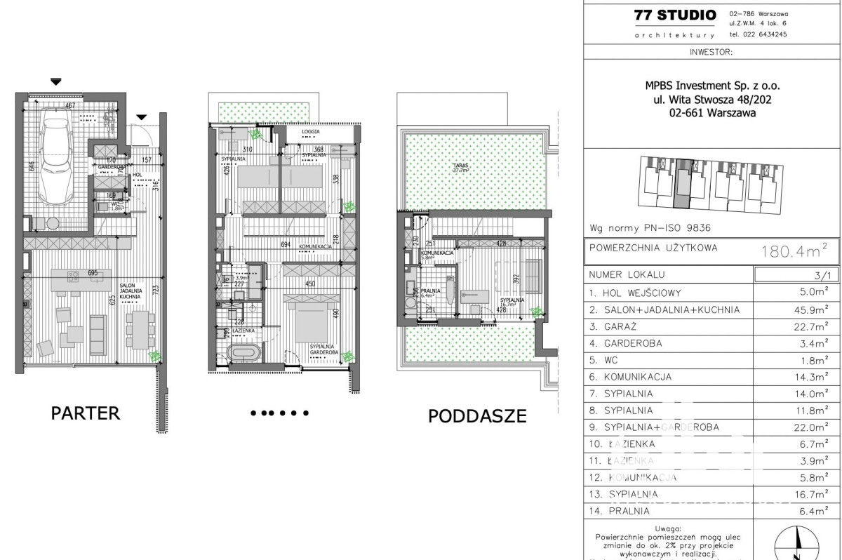 Wyjątkowy bliźniak z szybkim dostępem do centrum