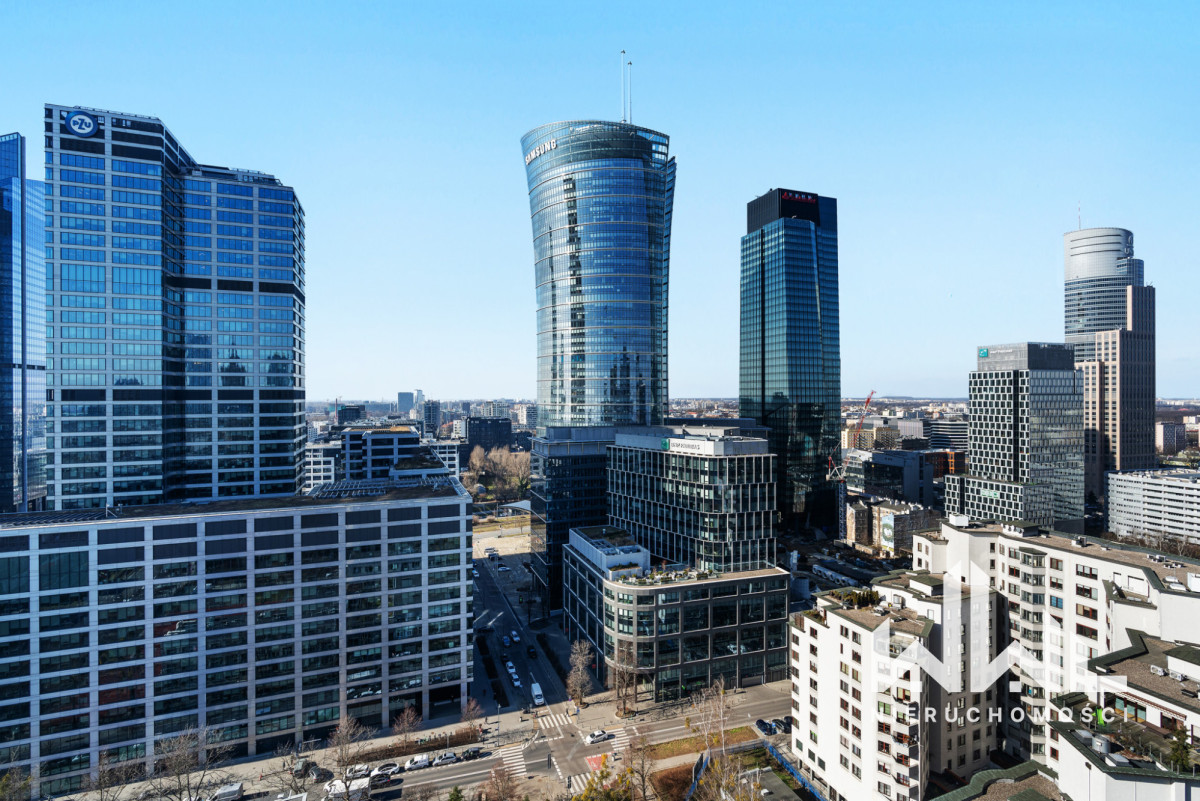 Widok na panoramę Warszawy