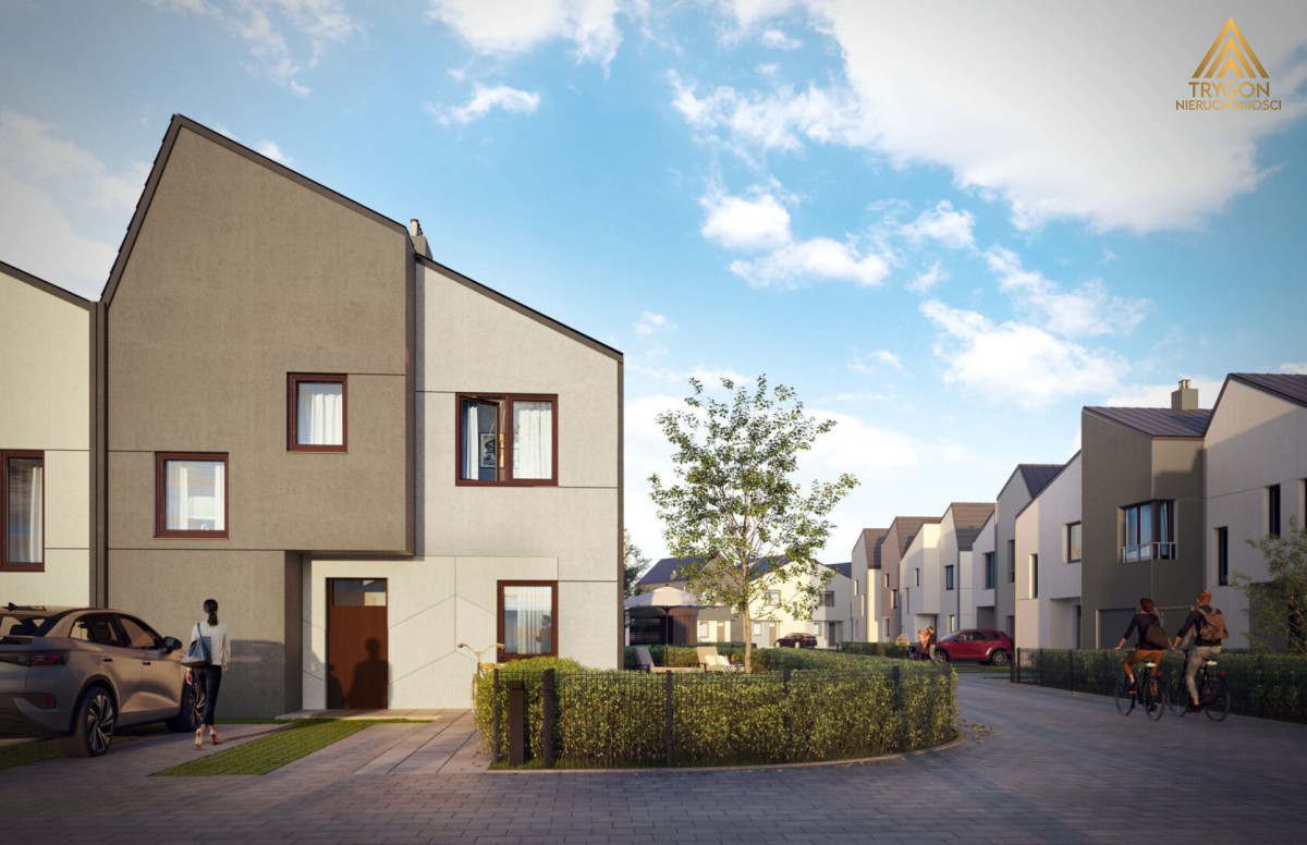 A modern housing estate, 25 minutes by car to the