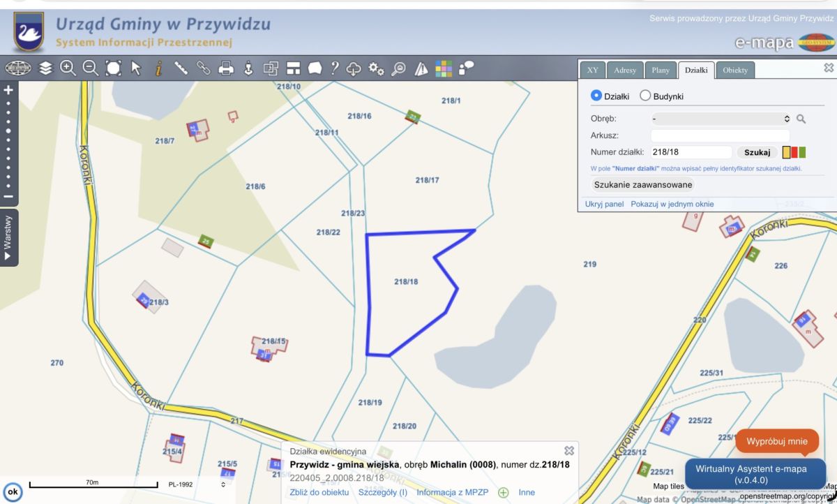 Działka na sprzedaż