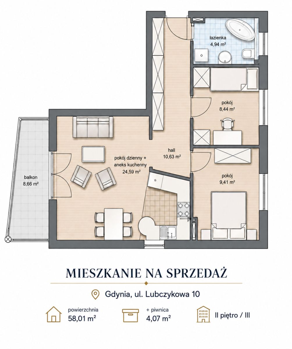 Mieszkanie na sprzedaż