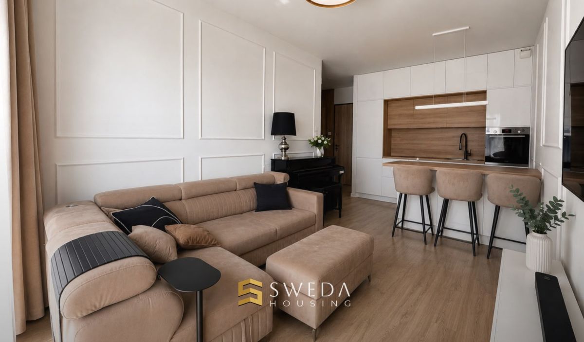 Gotowy apartament premium | Widok na Polsat arenę
