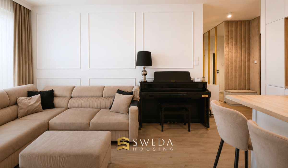 Gotowy apartament premium | Widok na Polsat arenę