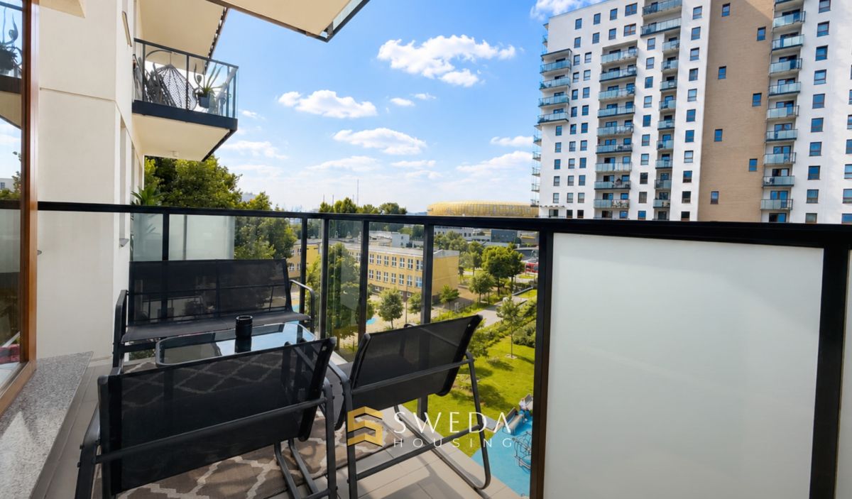 Gotowy apartament premium | Widok na Polsat arenę