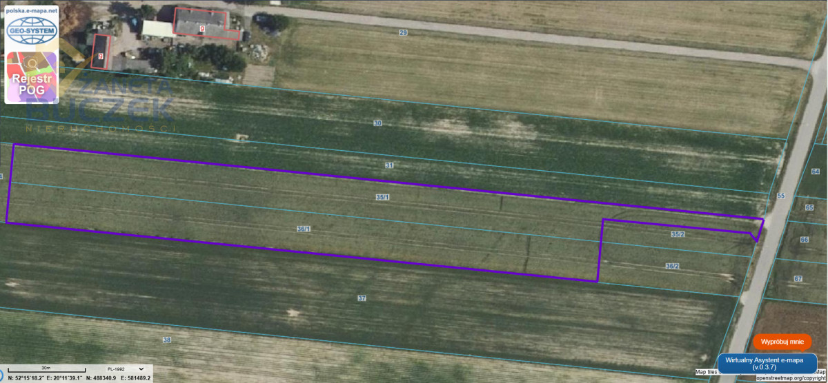 Działka na sprzedaż