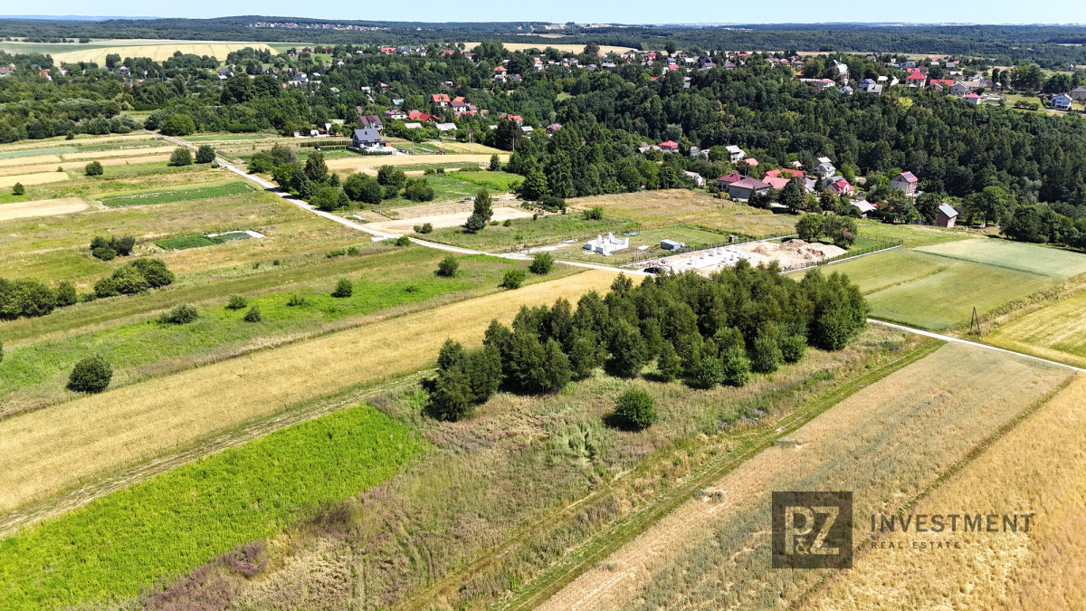 Atrakcyjna widokowa działka blisko Krzeszowic