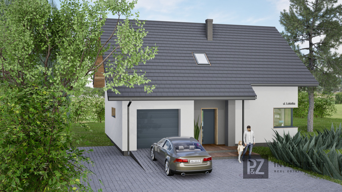 Nowoczesne domy na dużej działce w dobrej cenie