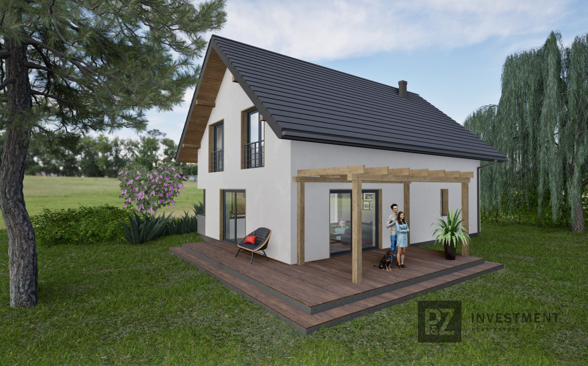 Nowoczesne domy na dużej działce w dobrej cenie