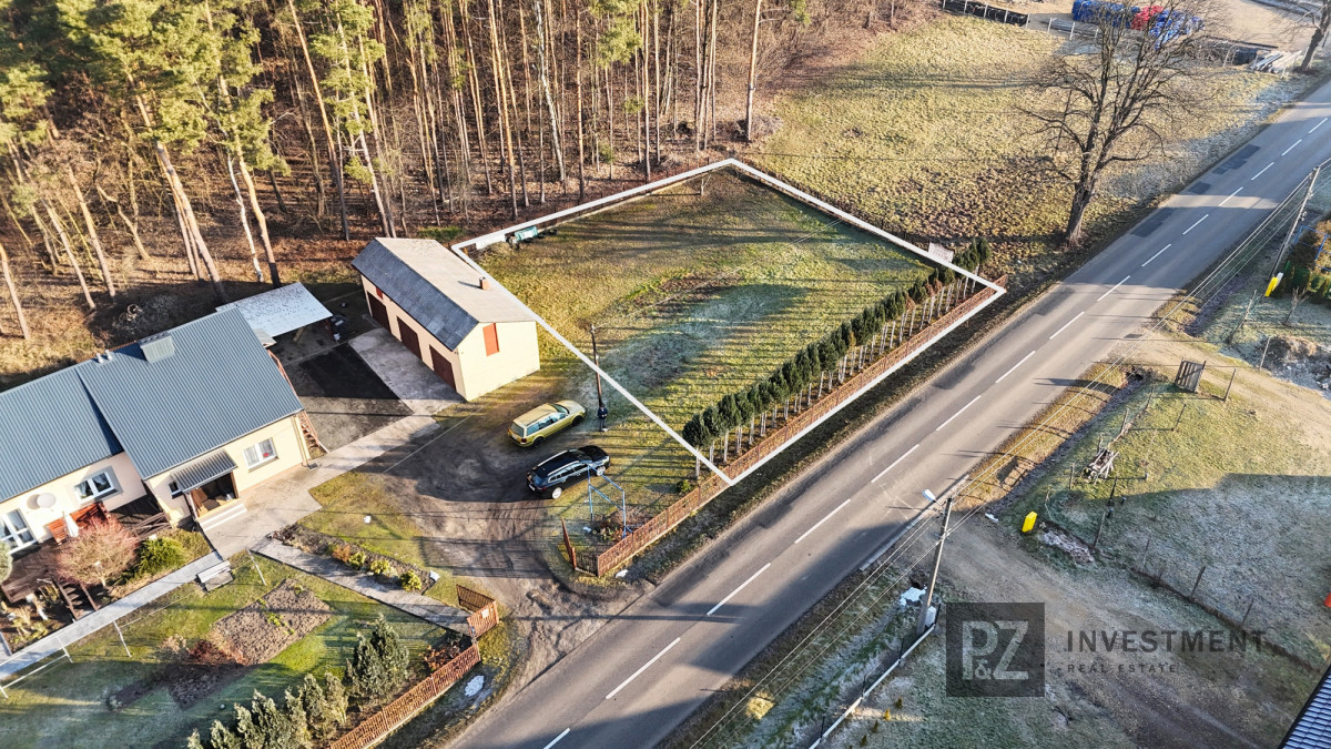 Działka budowlana z gotowymi Warunkami Zabudowy
