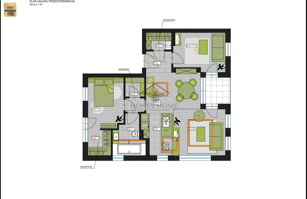 3 pokoje| 68 m2| RUMIA PARK | wyposażone| od zaraz — zdjęcie 3