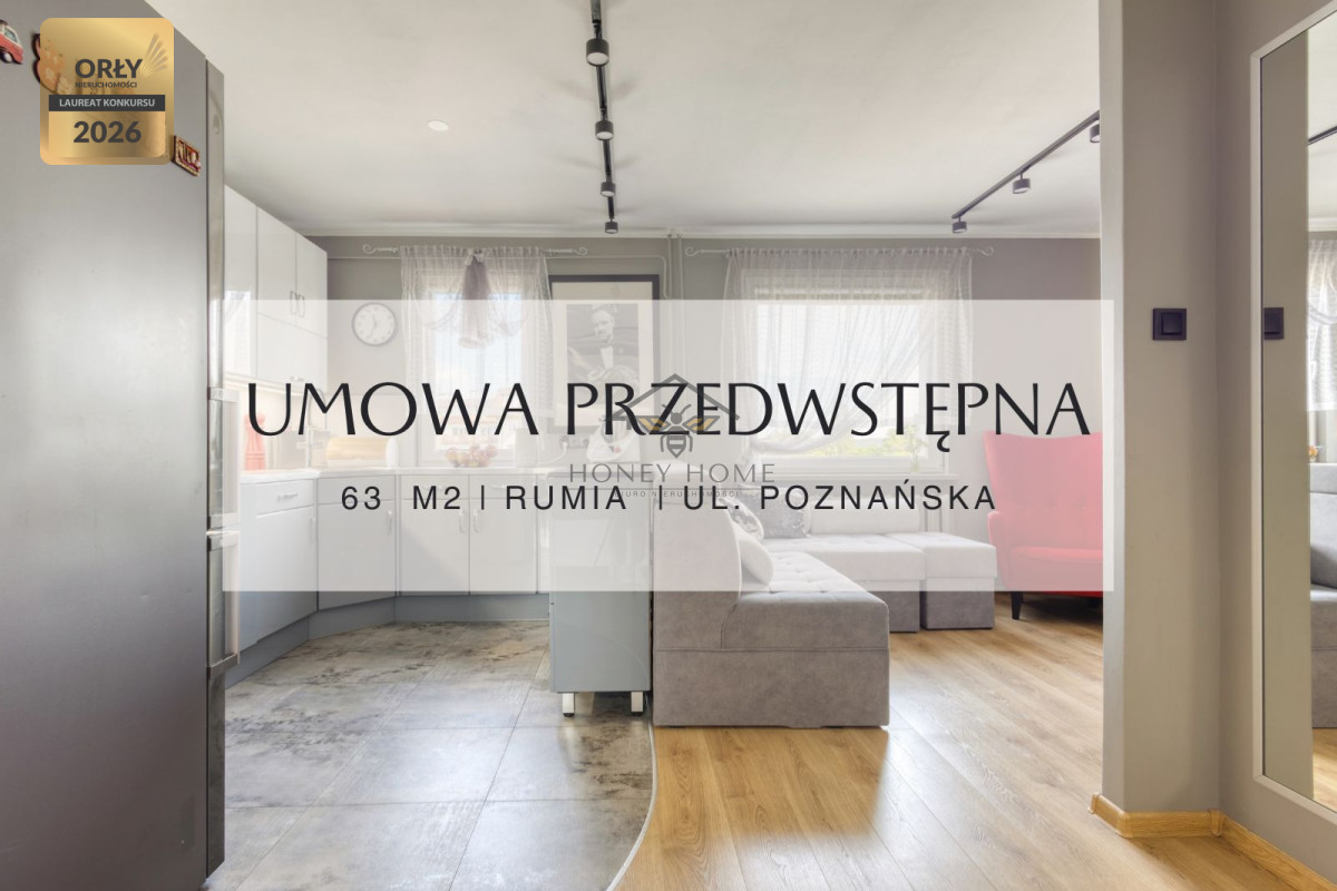 Mieszkanie 3-pokojowe + garderoba | centrum Rumi